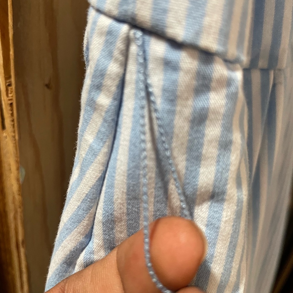 A New Day Blue Strapless Sundress Wedding Guest No belt - Picture 8 of 9